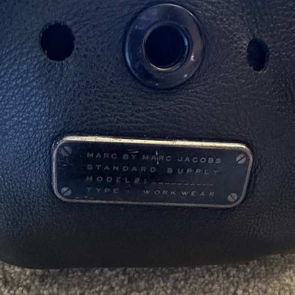 Marc by Marc Jacobs Black Studded Hobo Bag - Picture 5 of 5